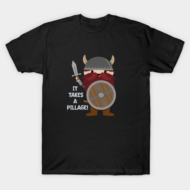 Viking Guy T-Shirt by FunUsualSuspects